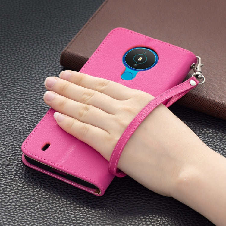 For Nokia 1.4 Litchi Texture Pure Color Horizontal Flip Leather Case with Holder & Card Slots & Wallet & Lanyard