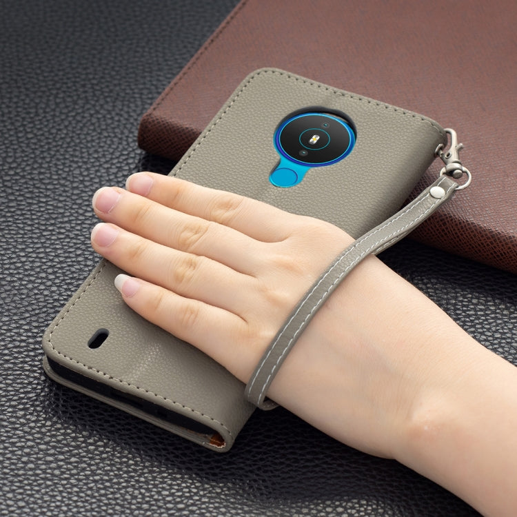 For Nokia 1.4 Litchi Texture Pure Color Horizontal Flip Leather Case with Holder & Card Slots & Wallet & Lanyard