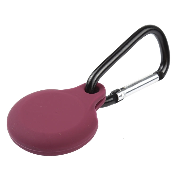 Silica Gel Hollow Out Anti-scratch Shockproof Protective Cover Soft Case with Keychain Ring Loop For AirTag