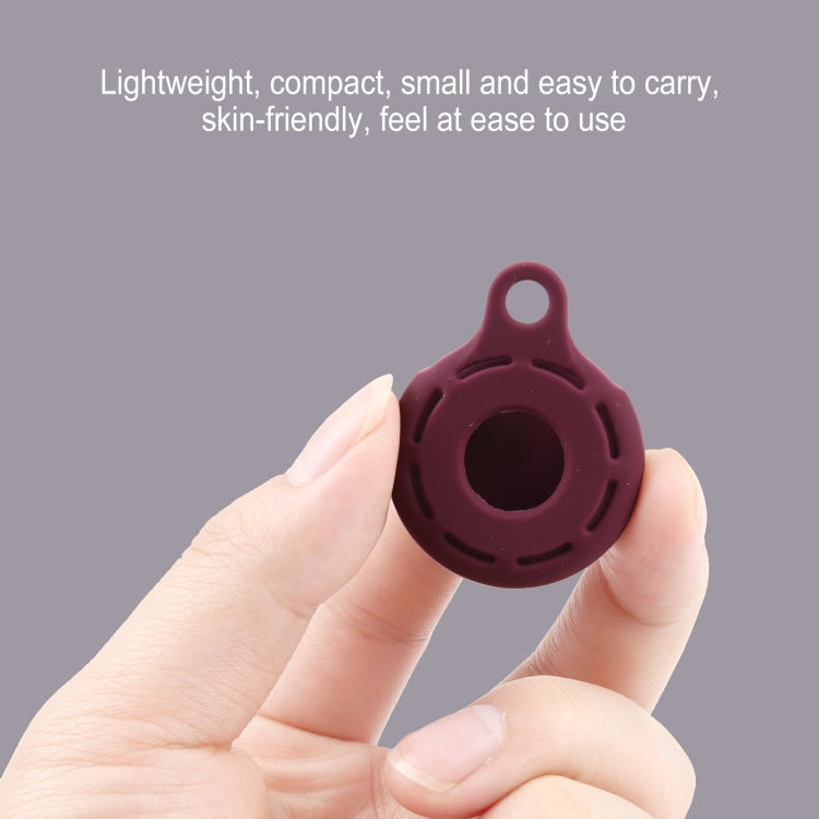 Silica Gel Hollow Out Anti-scratch Shockproof Protective Cover Soft Case with Keychain Ring Loop For AirTag