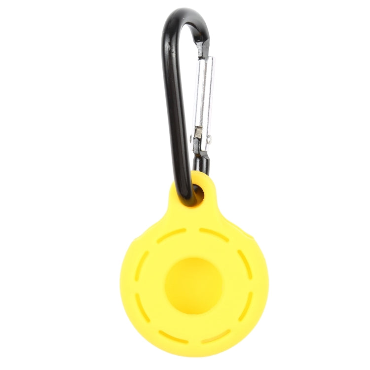 Silica Gel Hollow Out Anti-scratch Shockproof Protective Cover Soft Case with Keychain Ring Loop For AirTag