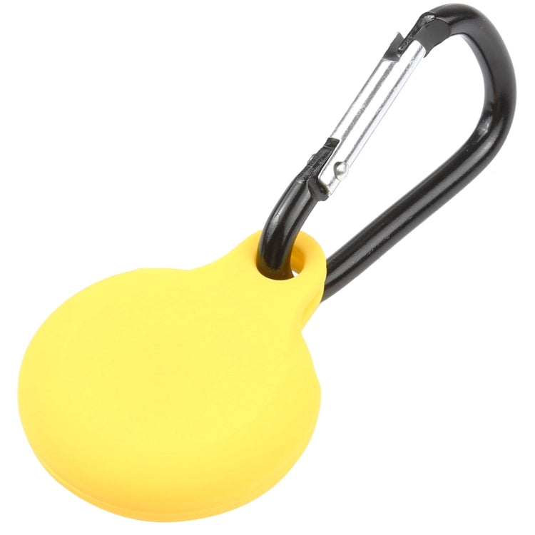 Silica Gel Hollow Out Anti-scratch Shockproof Protective Cover Soft Case with Keychain Ring Loop For AirTag