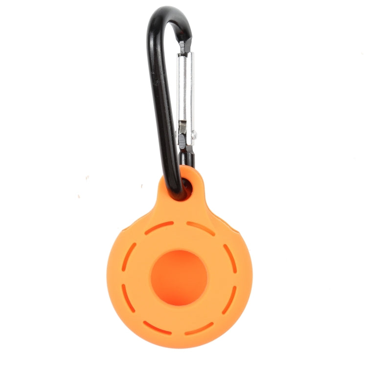 Silica Gel Hollow Out Anti-scratch Shockproof Protective Cover Soft Case with Keychain Ring Loop For AirTag