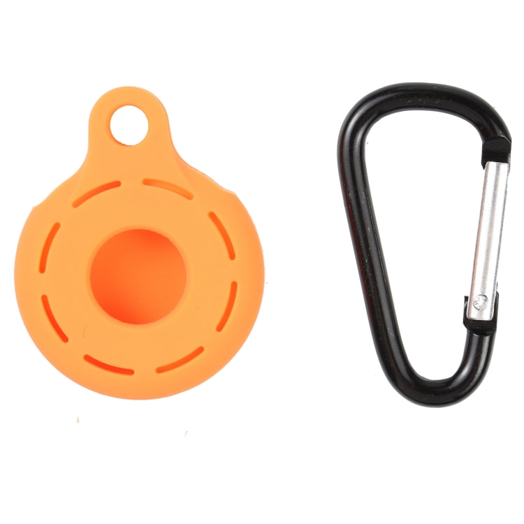 Silica Gel Hollow Out Anti-scratch Shockproof Protective Cover Soft Case with Keychain Ring Loop For AirTag