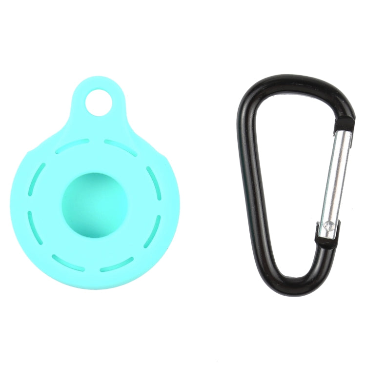 Silica Gel Hollow Out Anti-scratch Shockproof Protective Cover Soft Case with Keychain Ring Loop For AirTag