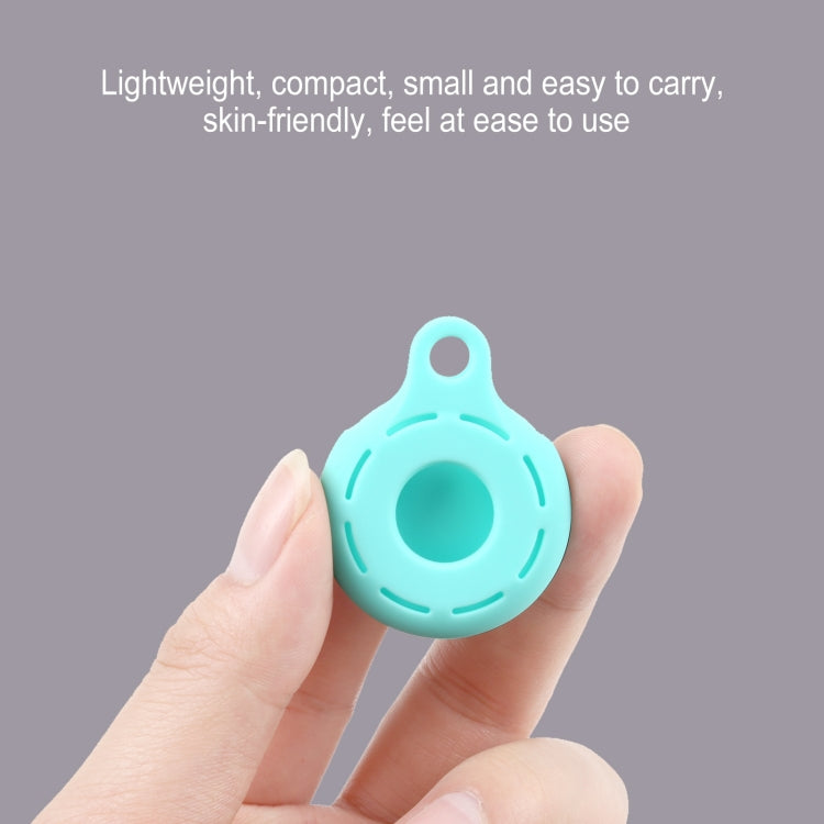 Silica Gel Hollow Out Anti-scratch Shockproof Protective Cover Soft Case with Keychain Ring Loop For AirTag