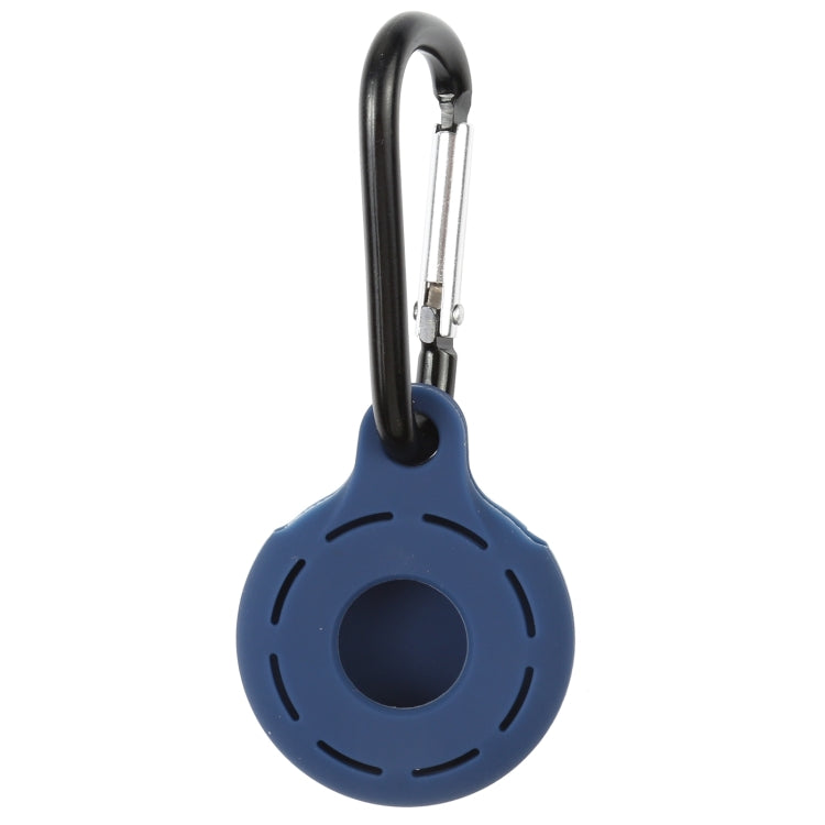 Silica Gel Hollow Out Anti-scratch Shockproof Protective Cover Soft Case with Keychain Ring Loop For AirTag