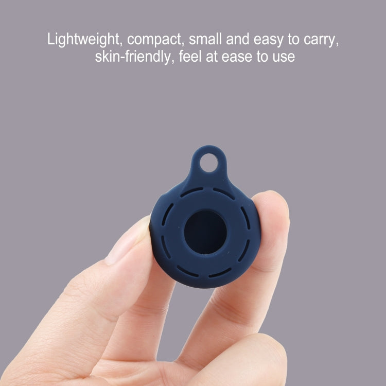 Silica Gel Hollow Out Anti-scratch Shockproof Protective Cover Soft Case with Keychain Ring Loop For AirTag