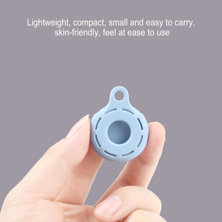 Silica Gel Hollow Out Anti-scratch Shockproof Protective Cover Soft Case with Keychain Ring Loop For AirTag