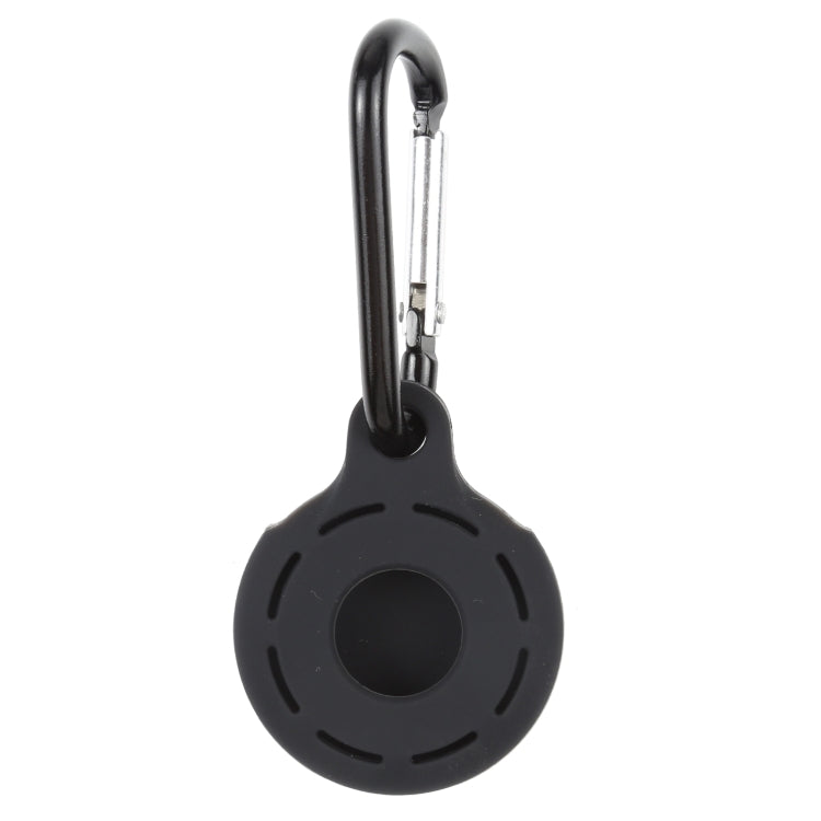 Silica Gel Hollow Out Anti-scratch Shockproof Protective Cover Soft Case with Keychain Ring Loop For AirTag
