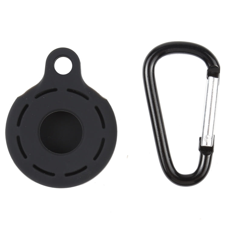 Silica Gel Hollow Out Anti-scratch Shockproof Protective Cover Soft Case with Keychain Ring Loop For AirTag