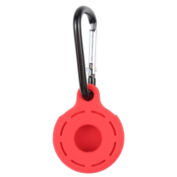 Silica Gel Hollow Out Anti-scratch Shockproof Protective Cover Soft Case with Keychain Ring Loop For AirTag