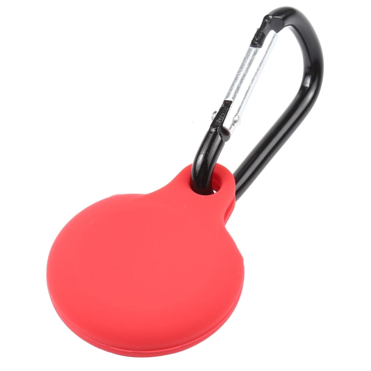 Silica Gel Hollow Out Anti-scratch Shockproof Protective Cover Soft Case with Keychain Ring Loop For AirTag