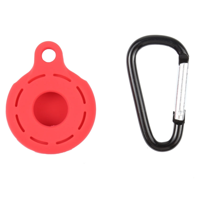 Silica Gel Hollow Out Anti-scratch Shockproof Protective Cover Soft Case with Keychain Ring Loop For AirTag