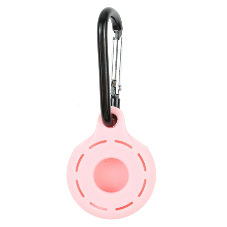 Silica Gel Hollow Out Anti-scratch Shockproof Protective Cover Soft Case with Keychain Ring Loop For AirTag