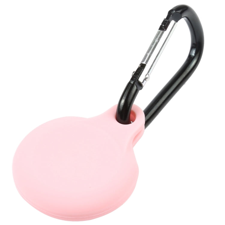 Silica Gel Hollow Out Anti-scratch Shockproof Protective Cover Soft Case with Keychain Ring Loop For AirTag