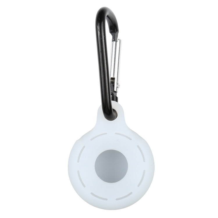 Silica Gel Hollow Out Anti-scratch Shockproof Protective Cover Soft Case with Keychain Ring Loop For AirTag