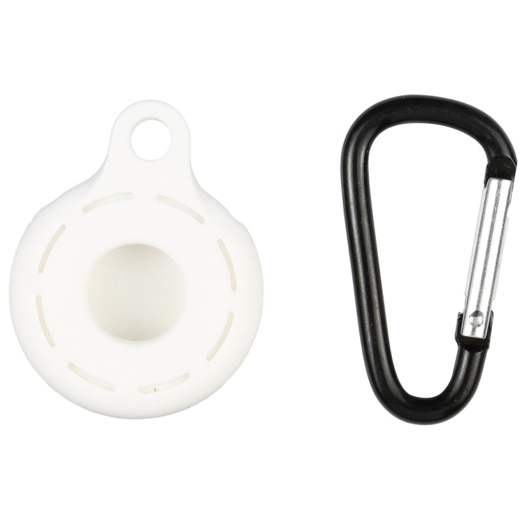 Silica Gel Hollow Out Anti-scratch Shockproof Protective Cover Soft Case with Keychain Ring Loop For AirTag