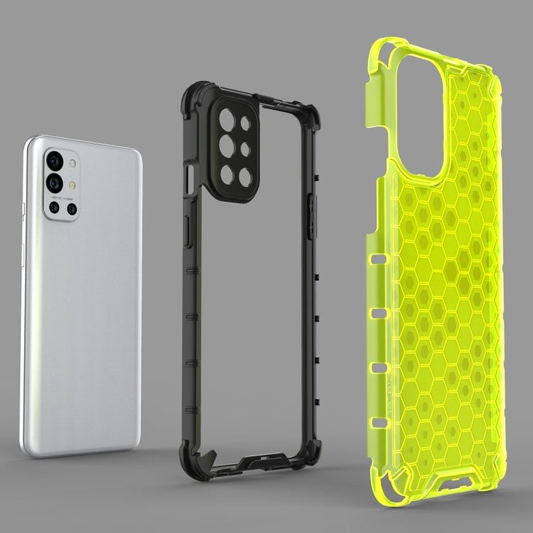 For OnePlus 9R Shockproof Honeycomb PC + TPU Case