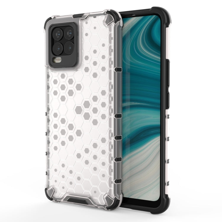 For OPPO Realme 8 Shockproof Honeycomb PC + TPU Case
