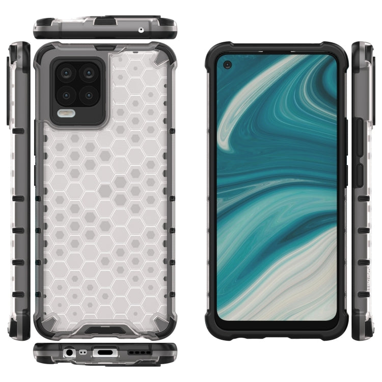 For OPPO Realme 8 Shockproof Honeycomb PC + TPU Case