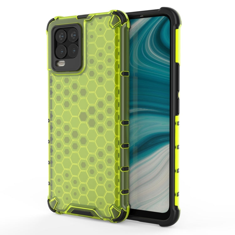 For OPPO Realme 8 Shockproof Honeycomb PC + TPU Case