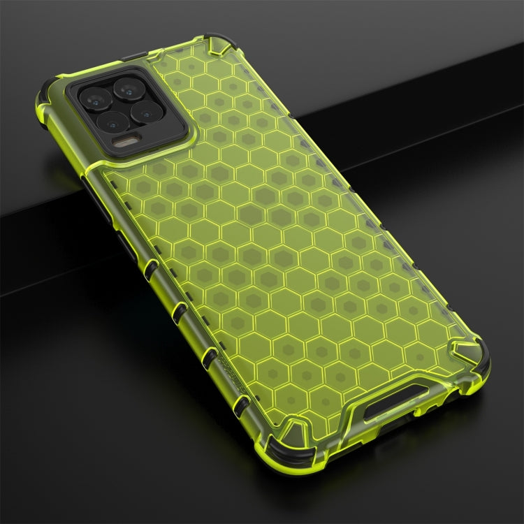 For OPPO Realme 8 Shockproof Honeycomb PC + TPU Case