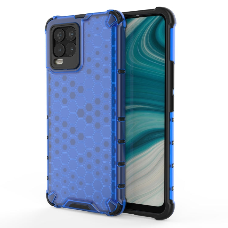 For OPPO Realme 8 Shockproof Honeycomb PC + TPU Case