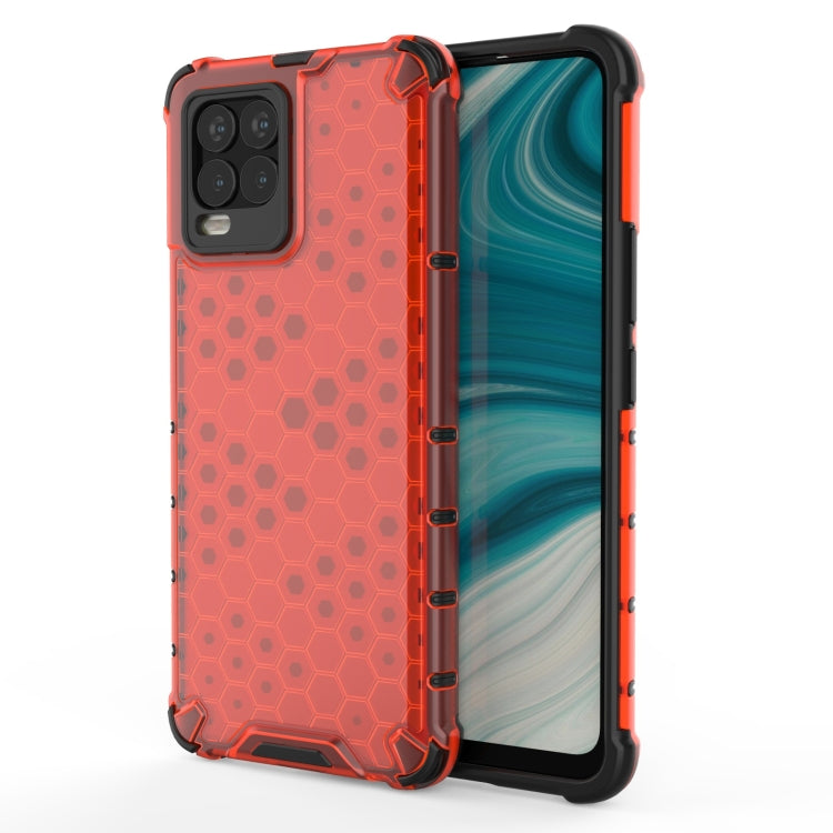 For OPPO Realme 8 Shockproof Honeycomb PC + TPU Case