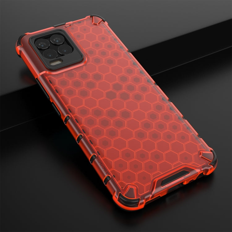 For OPPO Realme 8 Shockproof Honeycomb PC + TPU Case