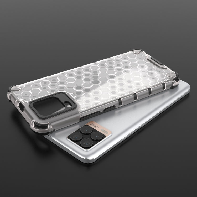 For OPPO Realme 8 Shockproof Honeycomb PC + TPU Case