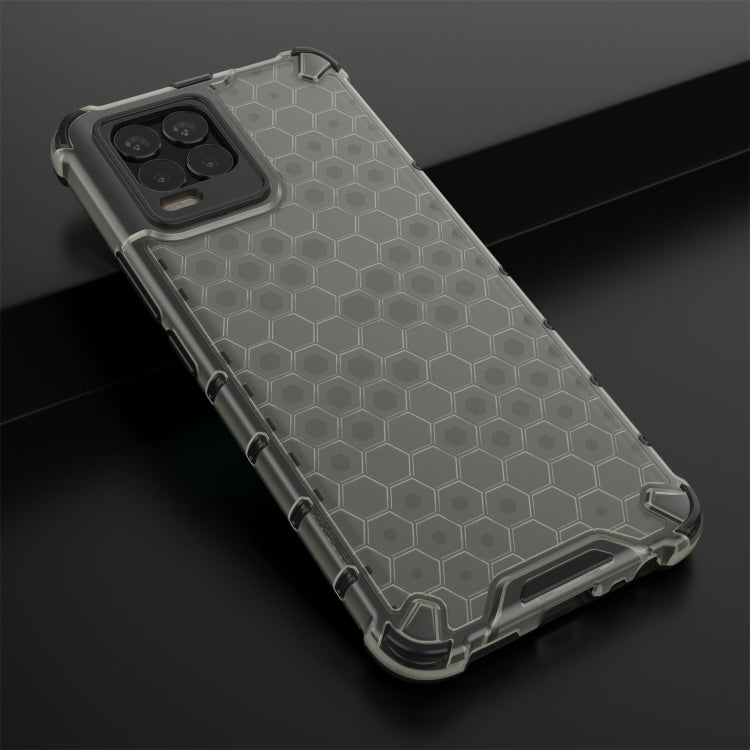 For OPPO Realme 8 Shockproof Honeycomb PC + TPU Case