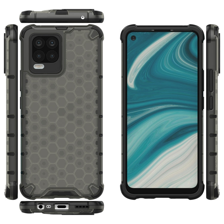 For OPPO Realme 8 Shockproof Honeycomb PC + TPU Case
