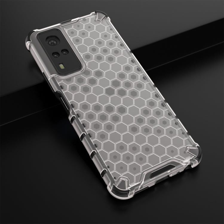 For vivo Y51 (2020 Indian Version) Shockproof Honeycomb PC + TPU Case