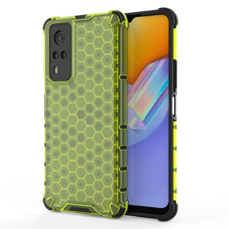 For vivo Y51 (2020 Indian Version) Shockproof Honeycomb PC + TPU Case