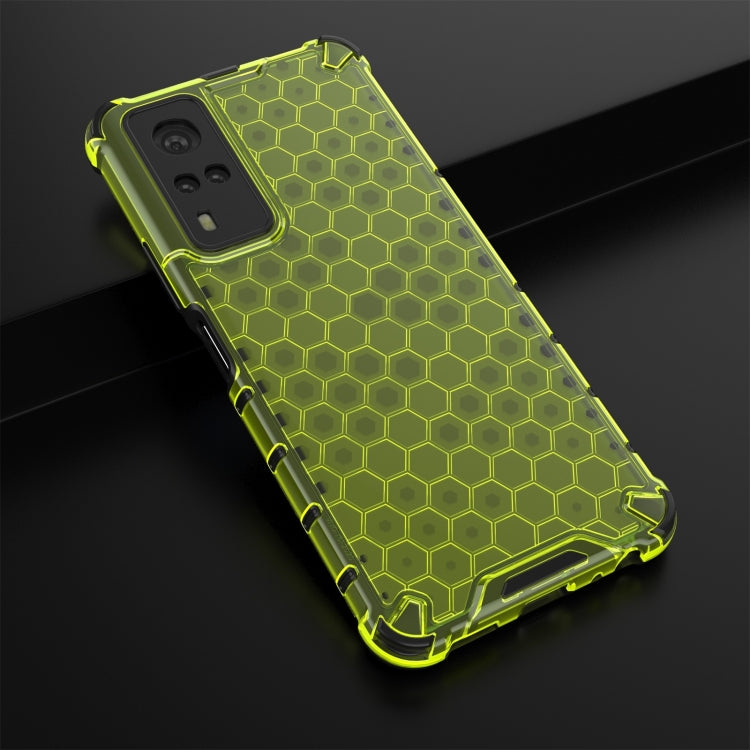 For vivo Y51 (2020 Indian Version) Shockproof Honeycomb PC + TPU Case