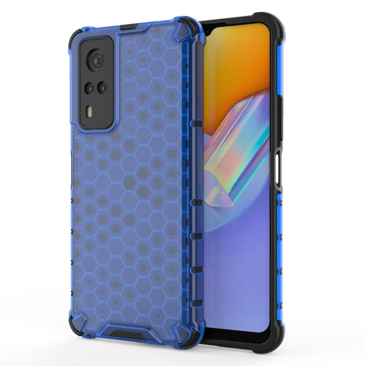 For vivo Y51 (2020 Indian Version) Shockproof Honeycomb PC + TPU Case
