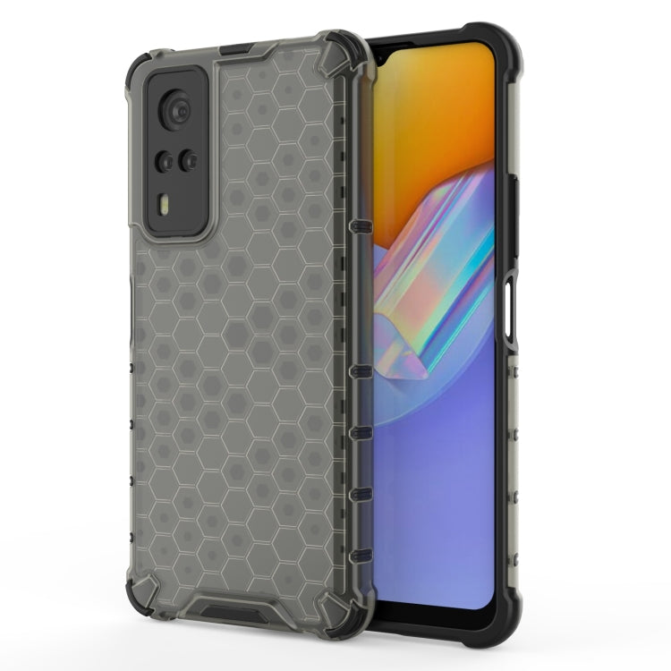 For vivo Y51 (2020 Indian Version) Shockproof Honeycomb PC + TPU Case
