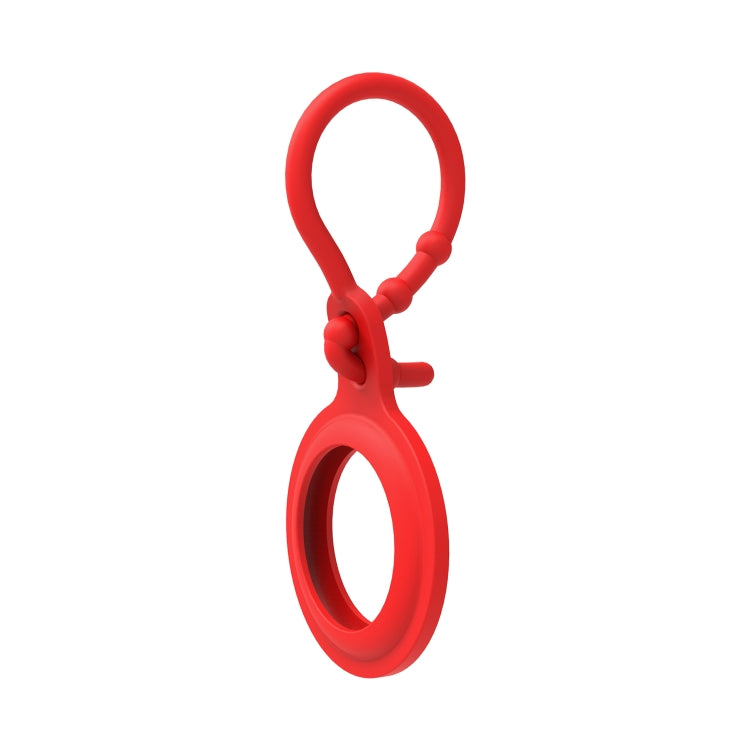 TPU Anti-scratch Shockproof Protective Cover Soft Case with Keychain Ring Loop For AirTag