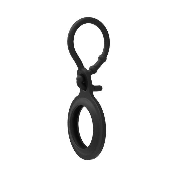 TPU Anti-scratch Shockproof Protective Cover Soft Case with Keychain Ring Loop For AirTag