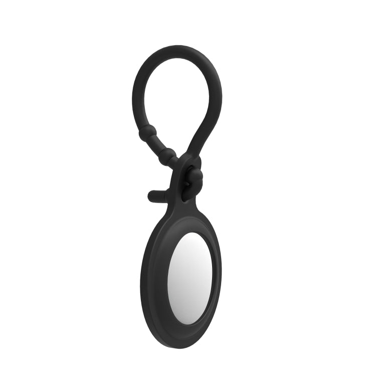 TPU Anti-scratch Shockproof Protective Cover Soft Case with Keychain Ring Loop For AirTag