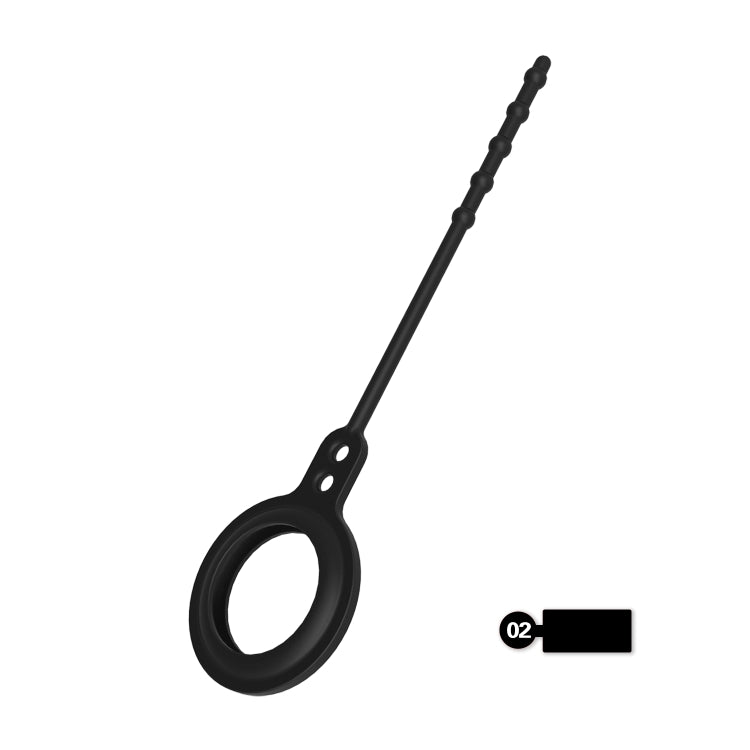 TPU Anti-scratch Shockproof Protective Cover Soft Case with Keychain Ring Loop For AirTag