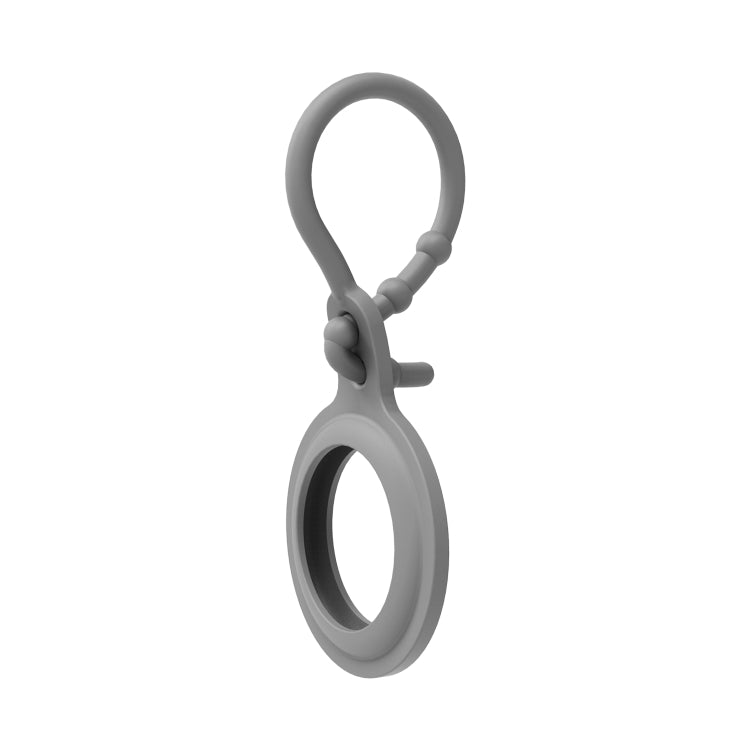 TPU Anti-scratch Shockproof Protective Cover Soft Case with Keychain Ring Loop For AirTag