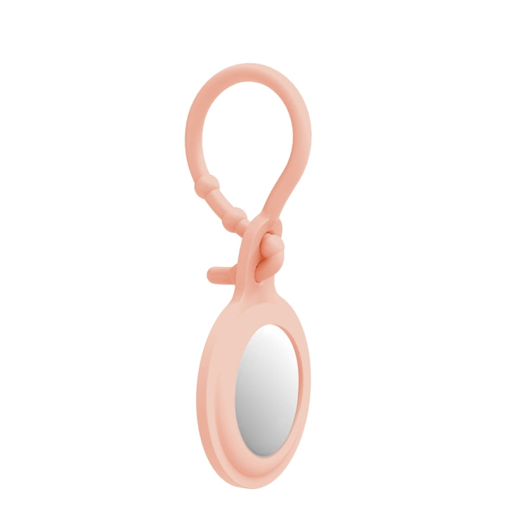 TPU Anti-scratch Shockproof Protective Cover Soft Case with Keychain Ring Loop For AirTag