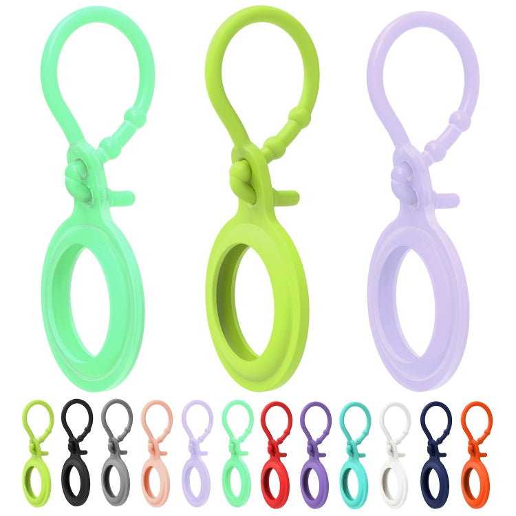 TPU Anti-scratch Shockproof Protective Cover Soft Case with Keychain Ring Loop For AirTag