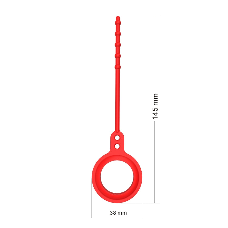 TPU Anti-scratch Shockproof Protective Cover Soft Case with Keychain Ring Loop For AirTag