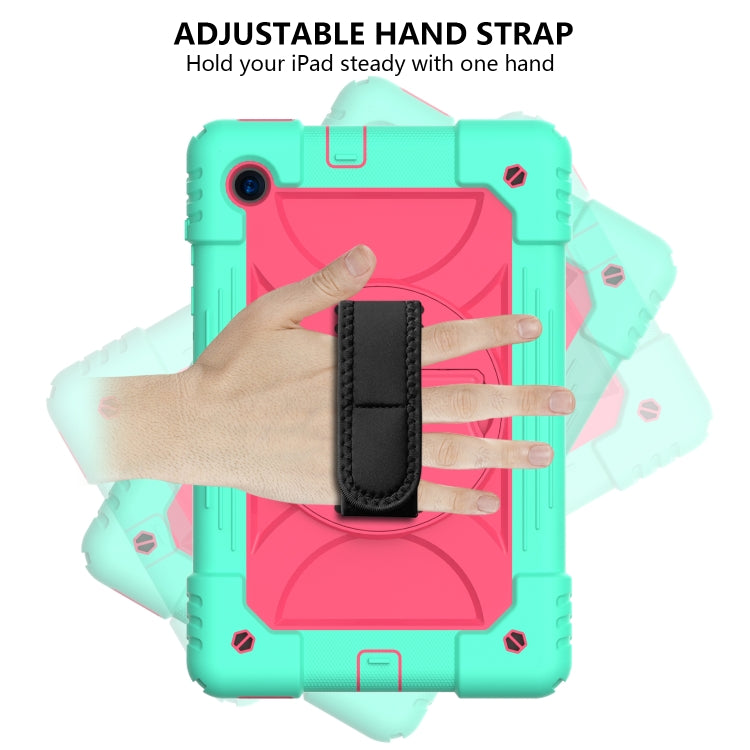 For Lenovo Tab M10 Plus 10.3 Shockproof PC + Silicone Combination Case with Holder & Hand Strap & Shoulder Strap