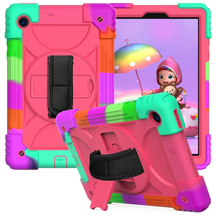 For Lenovo Tab M10 Plus 10.3 Shockproof PC + Silicone Combination Case with Holder & Hand Strap & Shoulder Strap