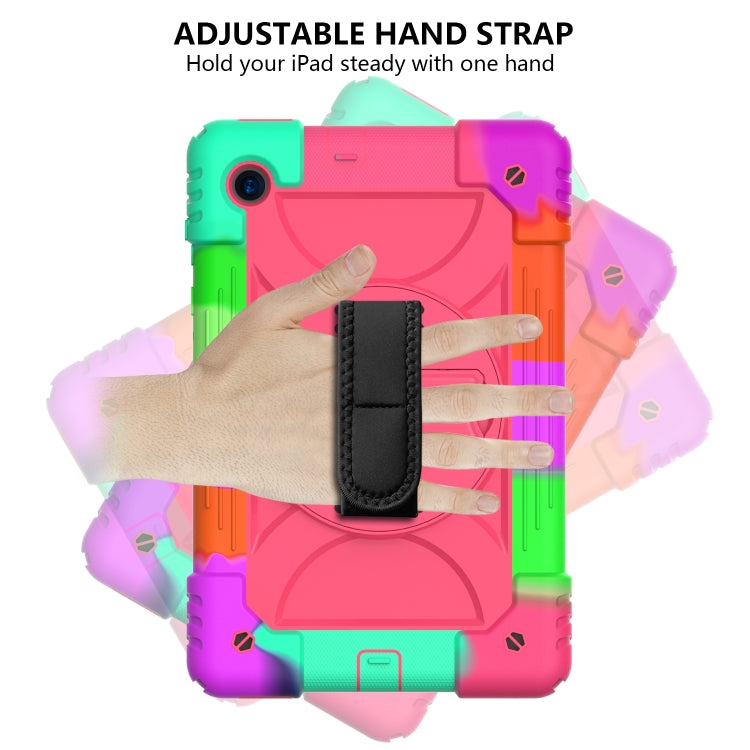 For Lenovo Tab M10 Plus 10.3 Shockproof PC + Silicone Combination Case with Holder & Hand Strap & Shoulder Strap