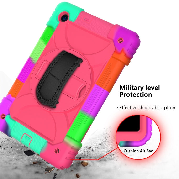 For Lenovo Tab M10 Plus 10.3 Shockproof PC + Silicone Combination Case with Holder & Hand Strap & Shoulder Strap